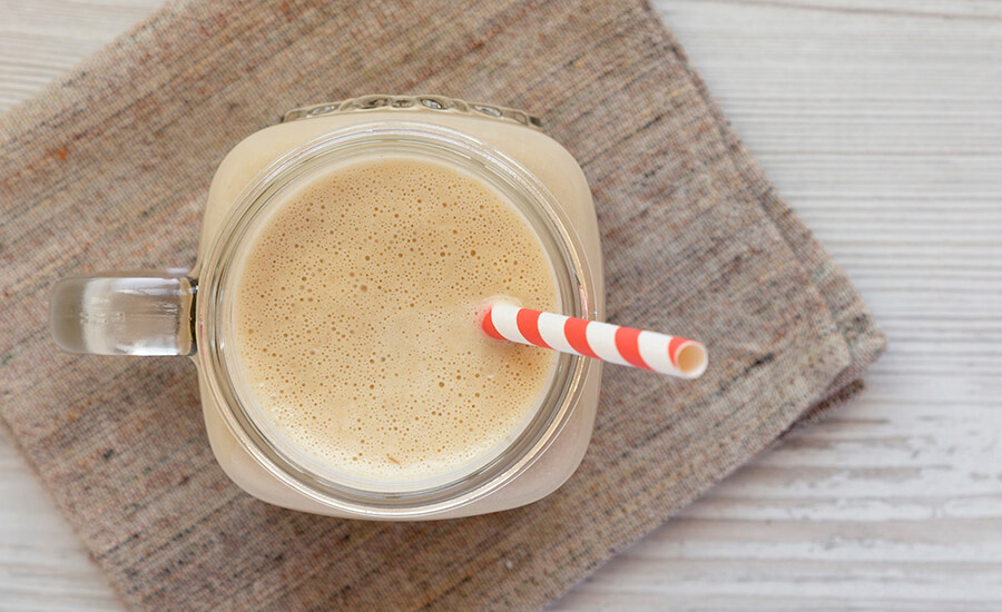 Batidos con crema de almendra